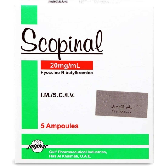 Picture of Scopinal 20mg 5Ampoules